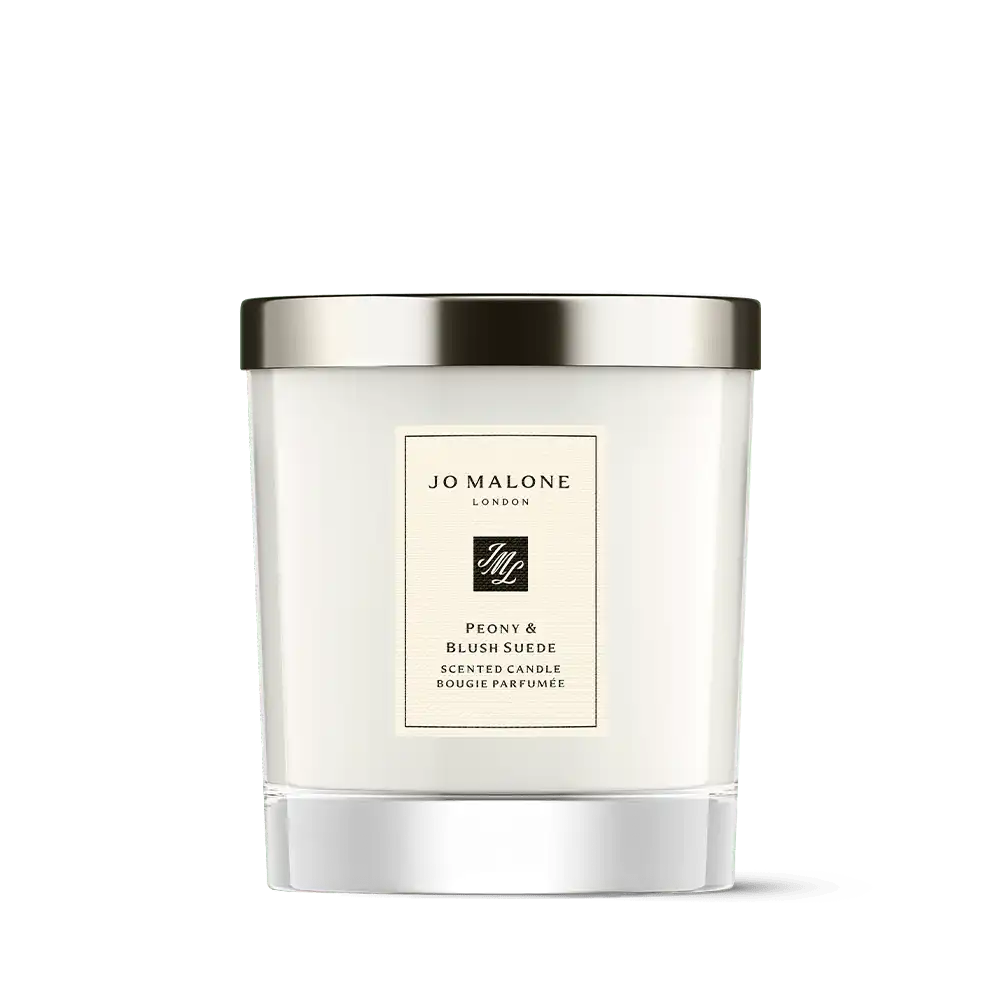 Peony & Blush Suede Scented Candle