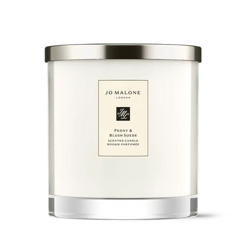 Peony & Blush Suede Scented Candle