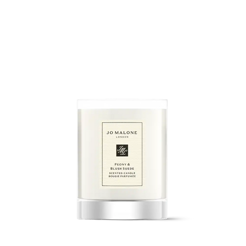 Peony & Blush Suede Scented Candle